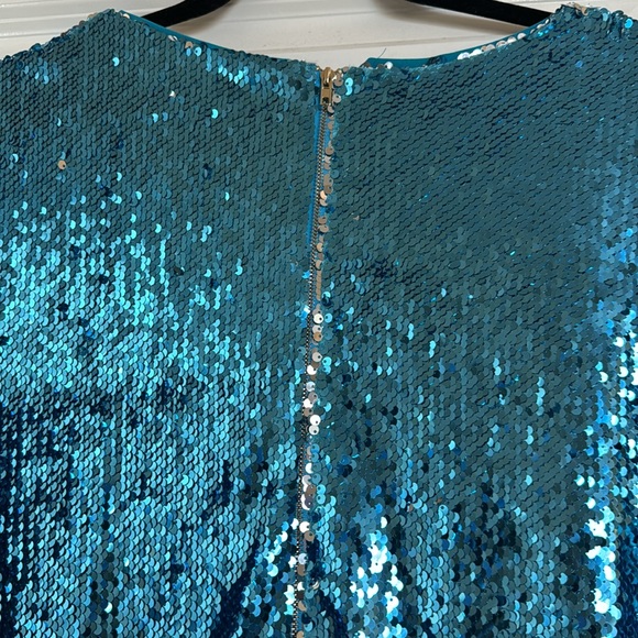 Pink Desert Auqa Sequin Dress - Picture 4 of 4